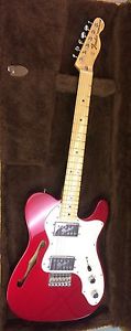 RARE  Fender Classic Series 72 Telecaster Thinline RED     MINT