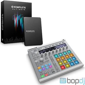 Native Instruments NI Maschine Mk2 MkII White & KOMPLETE 11 ULTIMATE Software