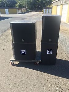 Electro-voice EV EKX-15P Speakers With Covers