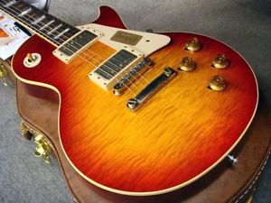 2014 Gibson Les Paul R9 Custom Shop Standard Historic 1959 Guiter BB Cover Burst
