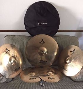 Zildjian A Custom Cymbals Qty. 5 "HAND PICKED" with Bag FREE SHIPPING!!!