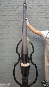 5 string 3/4 Electric Upright Double bass Powerful Sound Solid wood #1441