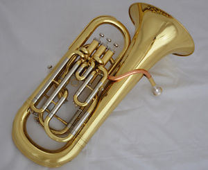 Professional Gold 3+1 Valves Valve Euphonium Compensating System horn With case