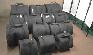 Selection of 'Protection Racket' drum bags. Will sell individually.