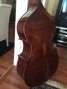 traumhaft schöner 3/4 Kontrabass handgefertigt double bass europäisch Vollmassiv