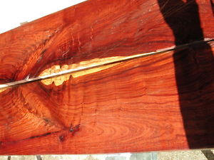 Exotic wood, Cocobolo Rosewood, two bookmatch boards, #16/#18