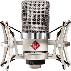 NEW Neumann TLM 102 Studio Set NICKEL- TLM102 Microphone Mic with shock mount