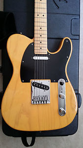 2012 Fender American Deluxe Lite Ash Telecaster, Butterscotch Blonde, S1 System