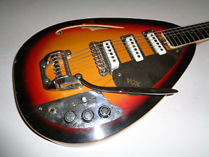 1960's Vintage Vox Mark VI Acoustic Electric  Sunburst  Original Case  RARE !!!