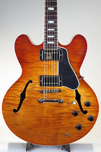 Free Shipping New Gibson Memphis ES-335 Figured / Faded Light Burst 2016 Guitar