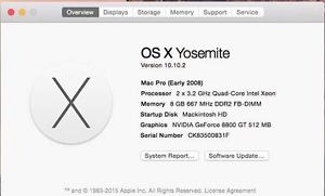 MacPro See Pictures For Specs