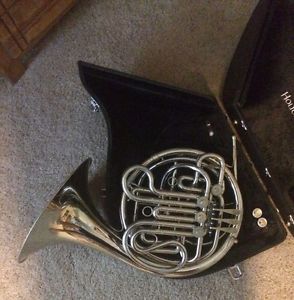 Holton H179 Double French Horn Fixed Bell - Silver/Nickel