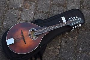 NEU Eastman MD304 A-Style Mandoline Old Time Folk Jazz vollmassiv mit Gigbag