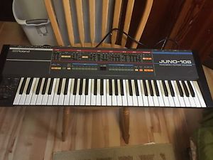 Vintage Roland Juno-106 Keyboard Synthesizer