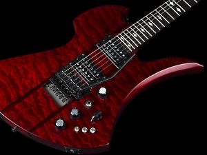 B.C. Rich MGSTTR Mockingbird ST/Trans Red Electric Guitar Musical Instrument