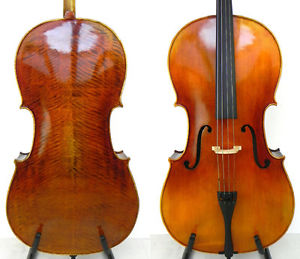 Great Valued Cello!Powerful Sound!Antiqued Varnish#6601