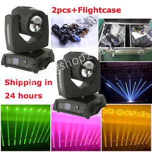 2pcs 230w Osram Beam 7R Zoom Moving head Light Gobos 16 Prism with flightcase