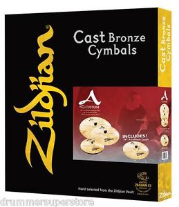 Zildjian A Custom Box Set Cymbal Pack Brilliant A20579-11