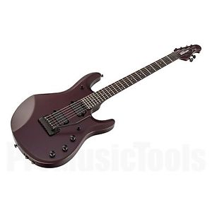 Music Man USA John Petrucci JP6 Piezo SCC - Stealth Crimson * NEW * jp-6 ebony