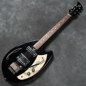 Teisco/May Queen Black w/soft case Free shipping Guiter Bass From JAPAN #G113