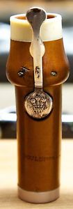Antique 1-key flute by Goulding, London - boxwood, bone rings, silver key 