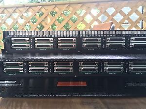 Lot of 2 Audio Accessories TT Patchbay Mini Shorti DB25 Patchbay