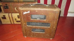 Vintage Circa 1959 National Valco Combo Electric Guitar Amplifier Brown Awesome!
