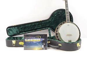 Recording King RK-R80 Professional Resonator 5 String Banjo - Natural w/OHSC
