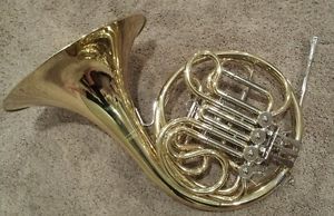 EUC YAMAHA YHR 567 Double French Horn F Bb Case Mouthpiece YHR567 Free Shipping