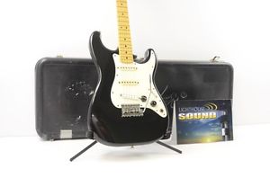 1983 Fender Stratocaster Electric Guitar -Black /OHSC USA Dan Smith Era