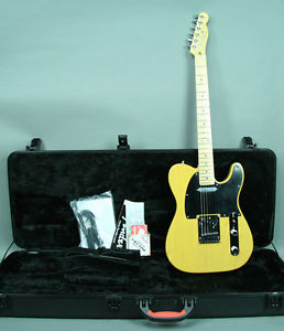 2014 Fender Telecaster American Deluxe Guitar Ash Butterscotch Blonde w/OHSC