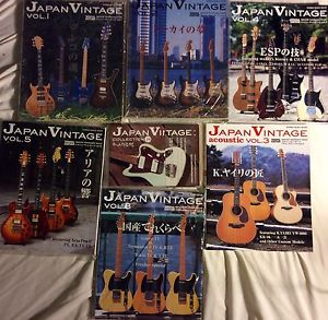 7 Japan Vintage Guitar Magazines Yairi Greco Tokai Yamaha Aria
