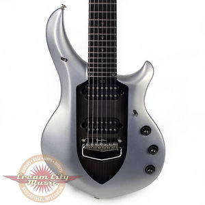 Brand New Music Man John Petrucci Majesty 7 String Electric Guitar Silver Lining