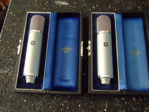 Neumann UM57 Vintage Tube Microphones (2x) Complete + improved Transformers