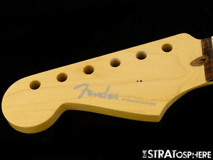 * LEFTY Fender American Deluxe Stratocaster Strat NECK USA Rosewood Abalone #81