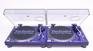 2 Technics SL-1200 MK2 (Customised Color + High Quality RCA + Custom LED Lights)