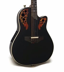 Ovation MM68AX Pro Series Acoustic-Electric Mandolin - Black