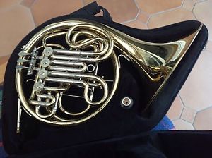 Lidl F/Bb Full Double French Horn in Pretty Good Condition + Mouthpiece & Case