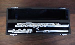 VIENTO Flute - model FL300RBE - STERLING SILVER Head and Body - Split E - B foot