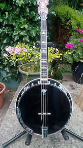 Gold Tone Short Scale Tenor Banjo, SS250 resonator, built by Andy Perkins.