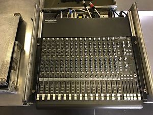 Mackie 1604 vlz pro, Alesis Midiverb 4, Phonic MAR4 Power Amp & Full Flight Case