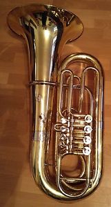 4/4 Bb TUBA CERVENY / J. LIDL in perfect condition  + MINIBAL