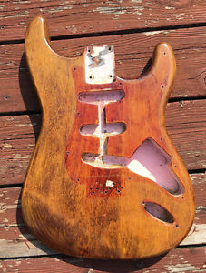 1959 FENDER STRATOCASTER HARDTAIL BODY - SUPER LIGHT WEIGHT!!