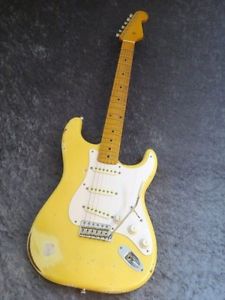 Edwards E-SE-120M Yellow w/soft case Free shipping Guitar Bass from Japan #E736