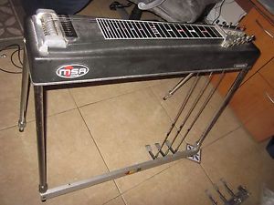 MSA 3X1 Sidekick Pedal Steel Guitar w/Case! Working Cond!!!