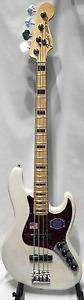 Free Shipping Used Fender American Deluxe Jazz Bass N3 Ash White Blonde Maple