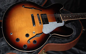 2013 Gibson Memphis ES335 Dot Gloss Vintage Sunburst Curly Maple Flame SAVE OHSC