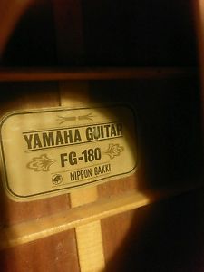 Yamaha Fg 180 mij pre red label 1966-7