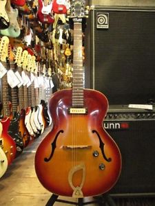 Guild X-50 Brown w/hard case Free shipping Guiter Bass From JAPAN #T456