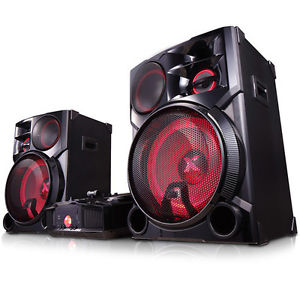 New LG CM9660 4800W Bluetooth Wireless Music System DJ Karaoke Dance Lighting